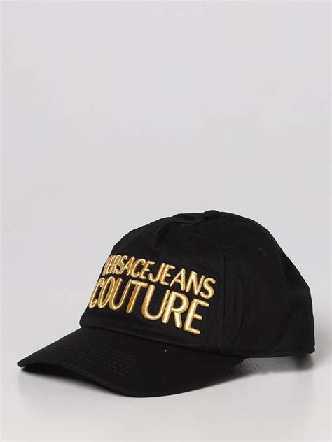 cappello versace nero|VERSACE JEANS COUTURE .